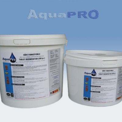 AquaPRO MULTI-4-TAB Çok Fonksiyonlu Tablet Klor